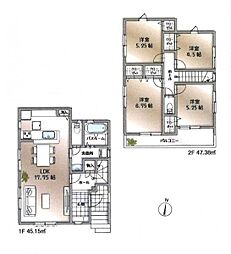 物件画像 さいたま市南区大谷口 新築一戸建て 3号棟