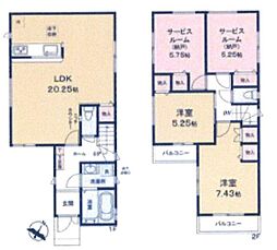 物件画像 川口市芝宮根町 新築一戸建て L号棟