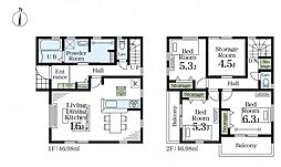 物件画像 さいたま市岩槻区並木1丁目　新築一戸建て　1号棟
