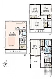 物件画像 さいたま市南区文蔵4丁目　新築一戸建て　3期　Ｅ号棟