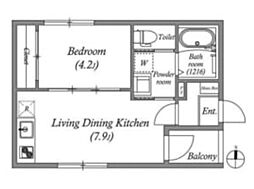 ハーモニーテラス平野市町 2階