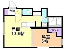 間取図画像 1LDK