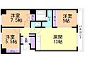 セントラル真々地5階6.3万円