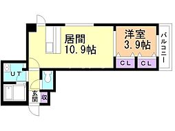 間取図画像 1LDK