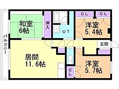 物件の間取り