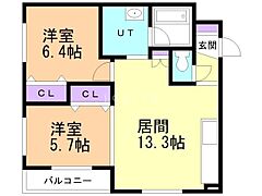 物件の間取り
