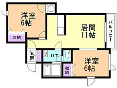 物件の間取り