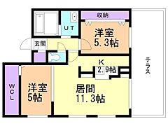 物件の間取り