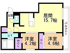 物件の間取り