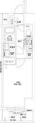 レジデンス神戸ヴェルノ 1Kの間取図画像