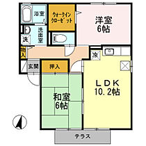 プリマヴェーラＥＴＯ3 102 ｜ 大分県大分市南太平寺４丁目1番32号（賃貸アパート2LDK・1階・55.44㎡） その2