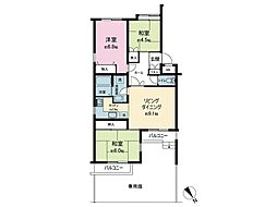 グラン・ドムール宇治小倉 3LDKの間取図画像