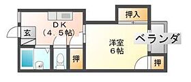 コーポリバーサイド 201 ｜ 岡山県岡山市中区竹田（賃貸アパート1DK・2階・23.80㎡） その2