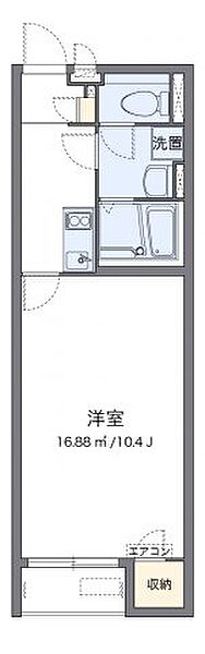 クレイノグランドゥール備前 204｜岡山県備前市東片上(賃貸アパート1K・2階・29.71㎡)の写真 その2