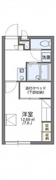 レオパレス伊料 108｜岡山県岡山市東区瀬戸町沖(賃貸アパート1K・1階・21.81㎡)の写真 その2