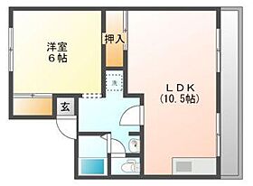 セジュール福泊 202 ｜ 岡山県岡山市中区福泊（賃貸アパート1LDK・2階・40.15㎡） その2