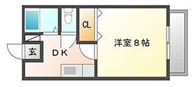 ヴィレッジストーン 101 ｜ 岡山県岡山市中区国富4丁目（賃貸アパート1K・1階・26.49㎡） その2