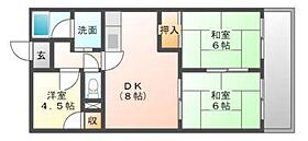 シティハイツ清水 105 ｜ 岡山県岡山市中区清水1丁目（賃貸マンション3LDK・1階・54.00㎡） その2