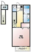 Selbe Sun 205 ｜ 岡山県岡山市東区瀬戸町光明谷181-1（賃貸アパート1K・2階・33.30㎡） その2