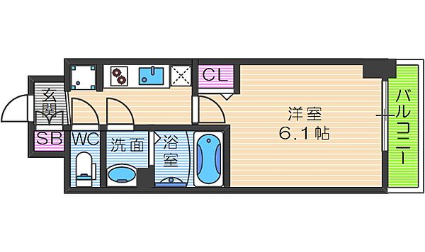 スプランディッド天王寺DUE ｜大阪府大阪市阿倍野区天王寺町南3丁目(賃貸マンション1K・12階・21.30㎡)の写真 その2