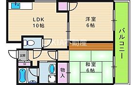 メゾン・アドラブール 307 ｜ 大阪府大阪市東住吉区今川4丁目18-24（賃貸マンション2LDK・3階・52.00㎡） その2