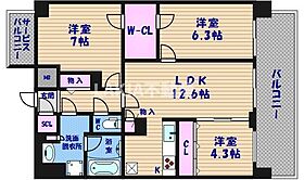 大阪府大阪市天王寺区玉造本町1-7（賃貸マンション3LDK・13階・68.06㎡） その2