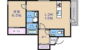 大阪府大阪市東住吉区駒川1丁目（賃貸マンション1LDK・3階・51.46㎡） その2