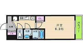 大阪府大阪市天王寺区大道1丁目（賃貸マンション1K・6階・21.66㎡） その2