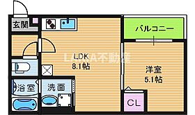 CRASTINE西今川  ｜ 大阪府大阪市東住吉区西今川1丁目17-24（賃貸アパート1LDK・2階・32.04㎡） その2