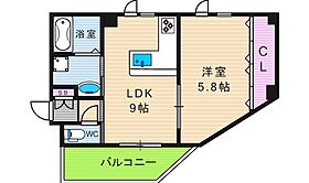 メゾンキコー田辺  ｜ 大阪府大阪市東住吉区田辺1丁目4-3（賃貸マンション1LDK・5階・35.64㎡） その2