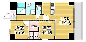 大阪府大阪市生野区勝山北1丁目7付近（賃貸マンション2LDK・5階・55.36㎡） その2