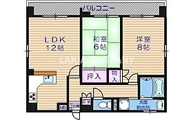 ギャザリアパーチェ  ｜ 大阪府大阪市天王寺区国分町（賃貸マンション2LDK・4階・65.28㎡） その2