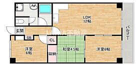 上本町ガーデンハイツ  ｜ 大阪府大阪市天王寺区小橋町（賃貸マンション3LDK・14階・60.87㎡） その2