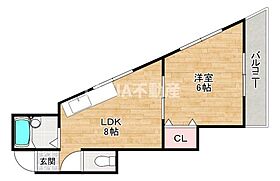 越部アルプス山坂  ｜ 大阪府大阪市東住吉区山坂2丁目11-27（賃貸マンション1LDK・4階・30.00㎡） その2