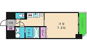 ワールドアイ天王寺ミラージュ 204 ｜ 大阪府大阪市天王寺区国分町17-19（賃貸マンション1K・2階・26.88㎡） その2