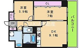 グランデュール林寺  ｜ 大阪府大阪市生野区林寺1丁目5-9（賃貸マンション2LDK・3階・55.86㎡） その2