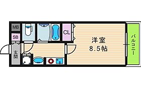 ブリリアントコート  ｜ 大阪府大阪市東住吉区東田辺1丁目（賃貸マンション1K・7階・25.20㎡） その2