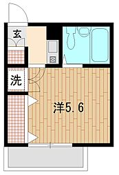 ベルトピア南浦和3 1Kの間取図画像