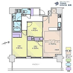 シティテラス目白D棟 3LDKの間取図画像
