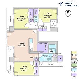 間取図画像 3LDK
