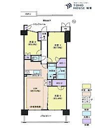 ヴィオスガーデン城山 3LDKの間取図画像