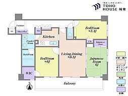 クリオ京成立石壱番館 3LDKの間取図画像