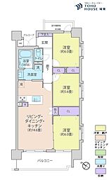 コニファーコート金町 3LDKの間取図画像