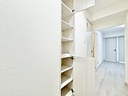 暮らし心地を大きく左右する収納を、適材適所に配置し使い勝手を考慮しました。