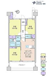 ライオンズプラザ西葛西 3LDKの間取図画像