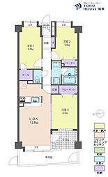レクセルマンション成増第3 3LDKの間取図画像