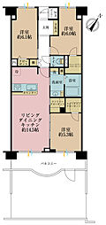 ベウラ大泉学園 3LDKの間取図画像
