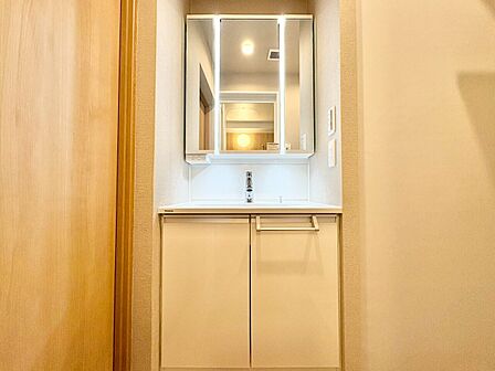 何かと物が増える場所だからこそ、スッキリと見映えの良い空間に。