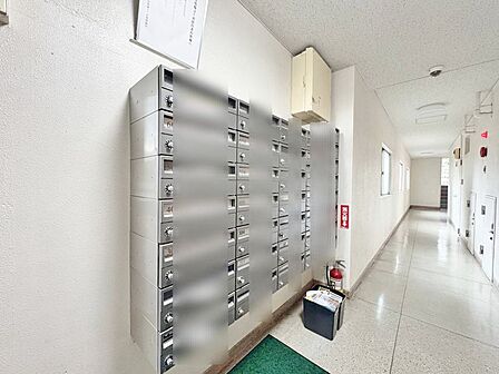 郵便物を受け取るための郵便受けも、きちんと管理されています。