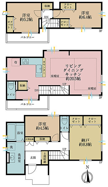 間取りを拡大表示